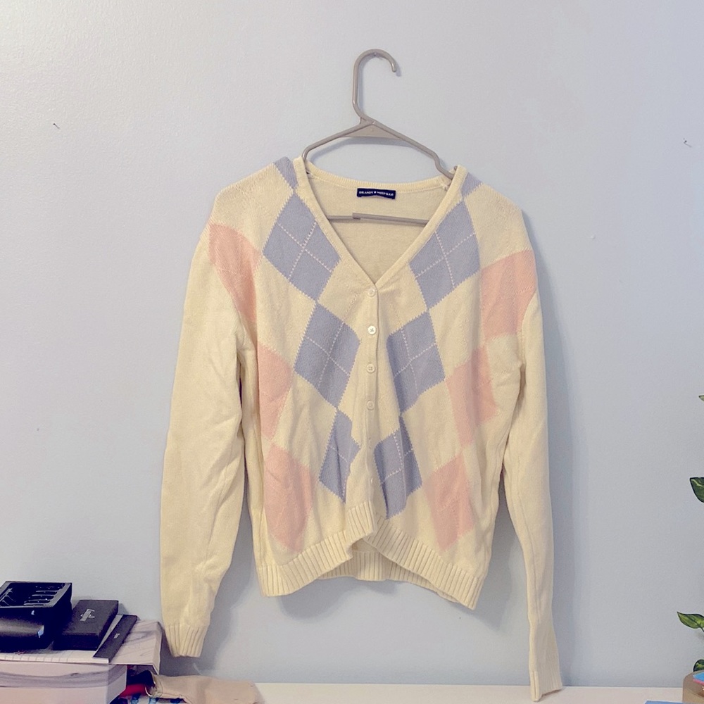 Vintage cream brandy Melville sweater